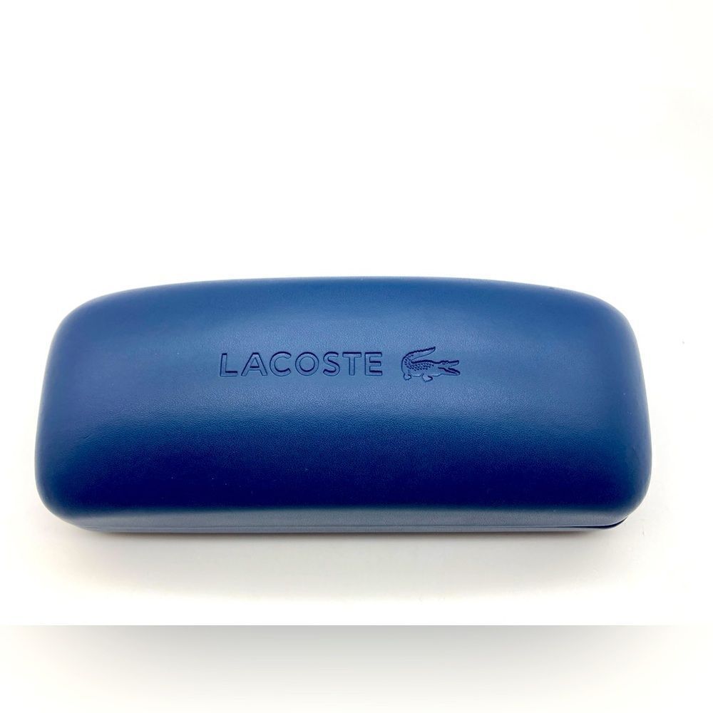 Lacoste Dark Blue Hard Clamshell Sunglasses Case NWOT